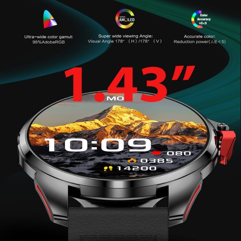 HX-No.1 Verde - Relógio Inteligente - caraterísticas de visualização