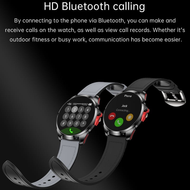 HX-No.1 Verde - Relógio Inteligente - chamadas Bluetooth