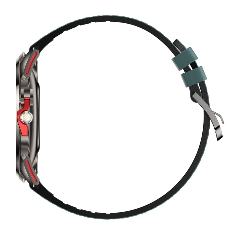 HX-No.1 Verde - Relógio Inteligente - vista lateral