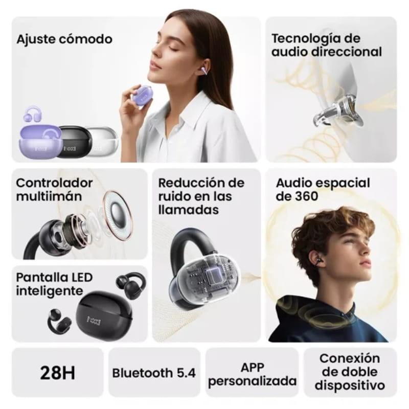 Haylou Airfree Blanc - principales fonctions