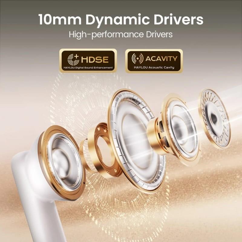 Haylou HQ5 ANC Noir - conducteurs dynamiques