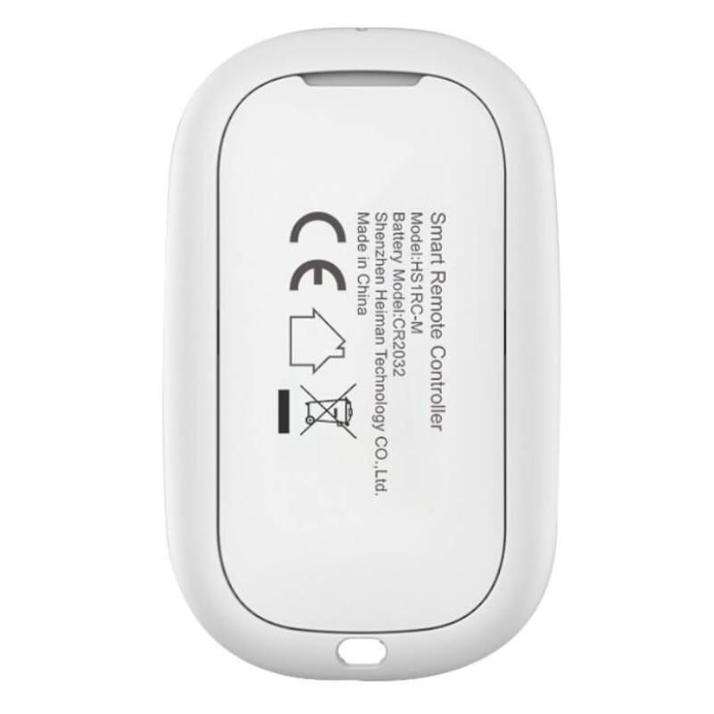 Heiman HS1RC-E Zigbee - Mando a Distancia Smart Home - vista trasera