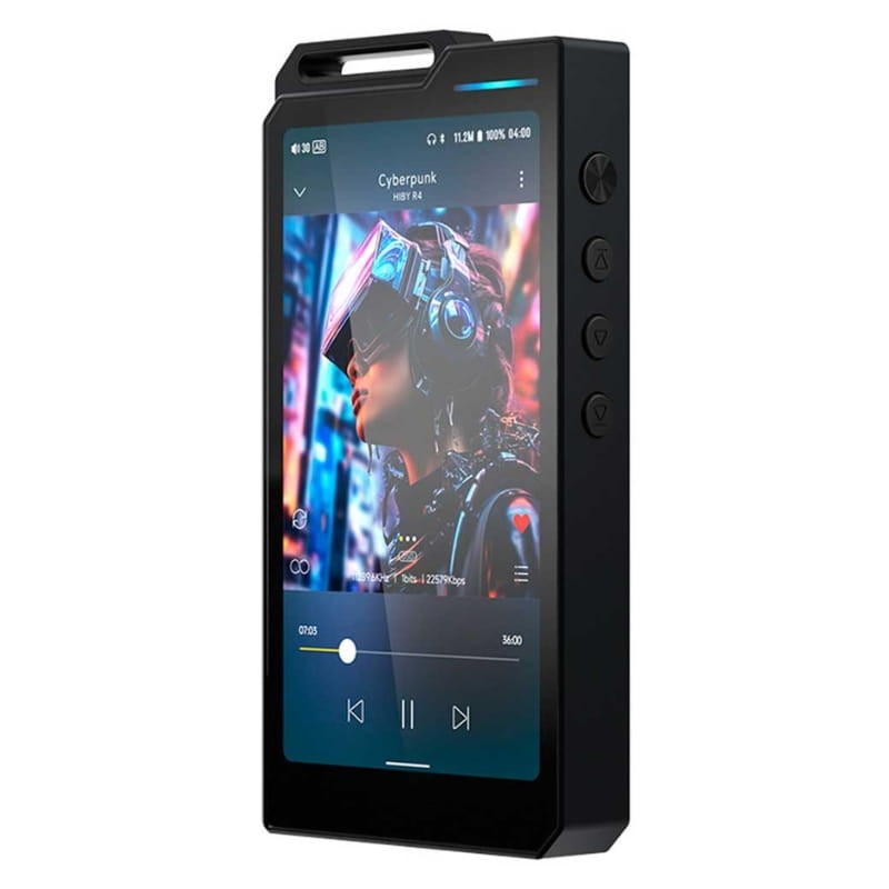 HiBy R4 Noir - Lecteur Hi-Res - vue à 45 degrés