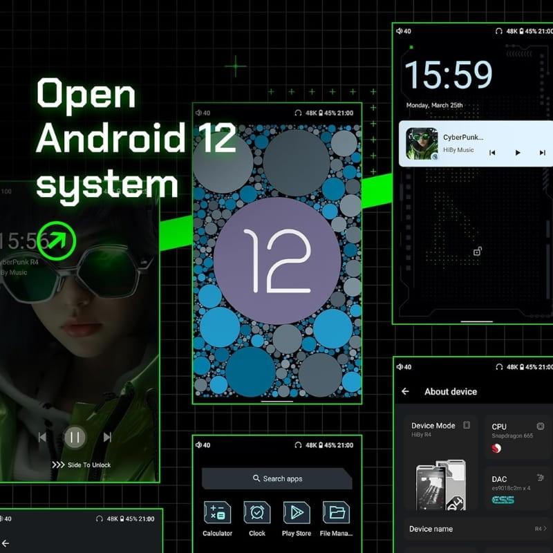 HiBy R4 Plata - Reproductor Hi-Res - sistema operativo