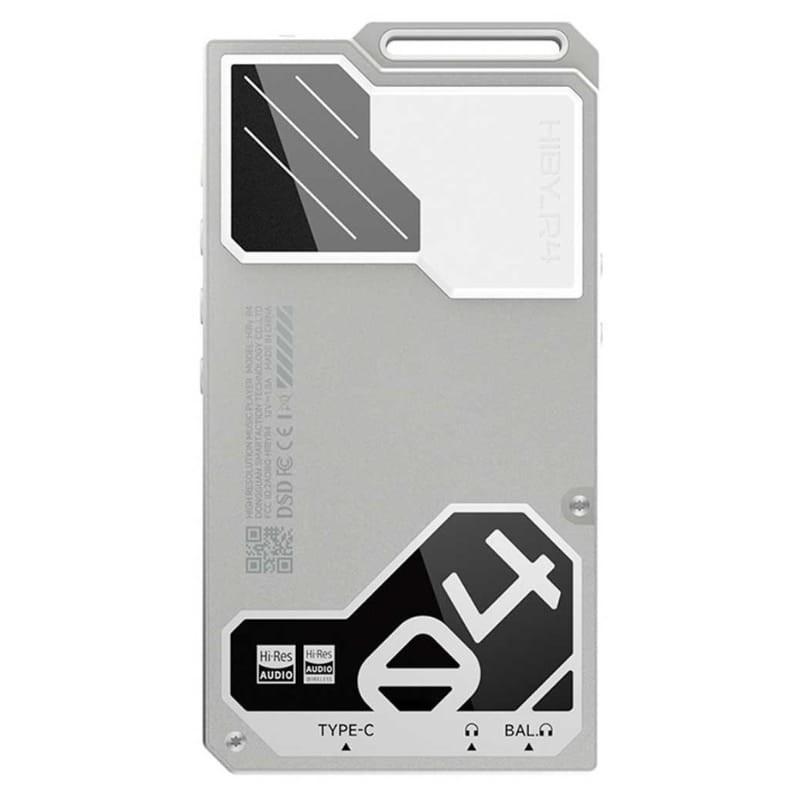 HiBy R4 Plata - Reproductor Hi-Res - vista trasera