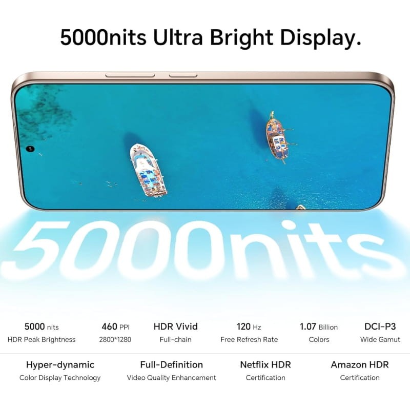 Honor 400 Pro 5G 12GB/512GB Azul - caraterísticas de visualização