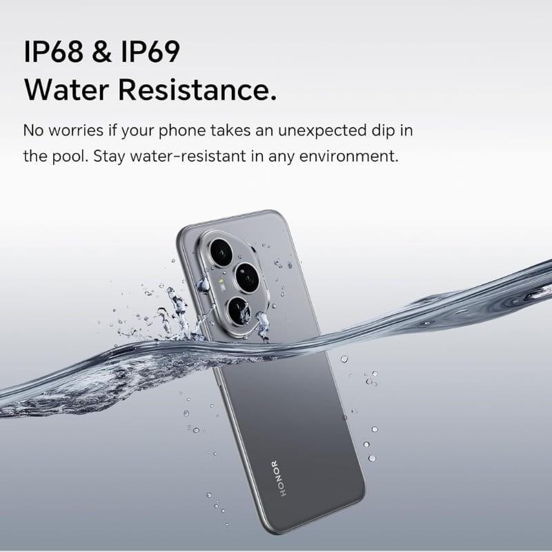 Honor 400 Pro 5G 12GB/512GB Azul - resistência à água