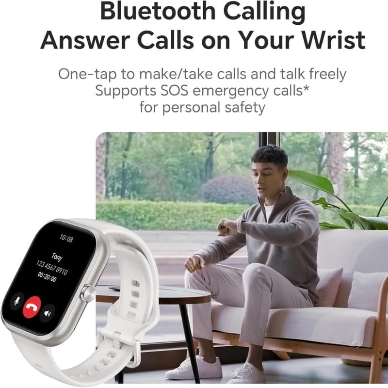 Honor Choice Watch Noir - Appels Bluetooth