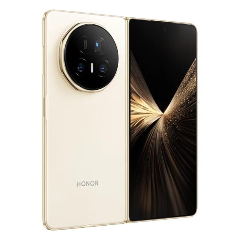 Honor Magic V5 5G 16Go/512Go Blanc Ivoire - vue à 45 degrés
