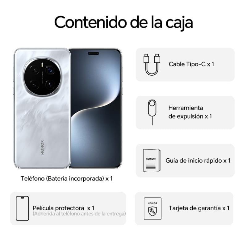 Honor Magic7 Pro 5G 12GB/512GB Gris - Teléfono Móvil - contenido de la caja