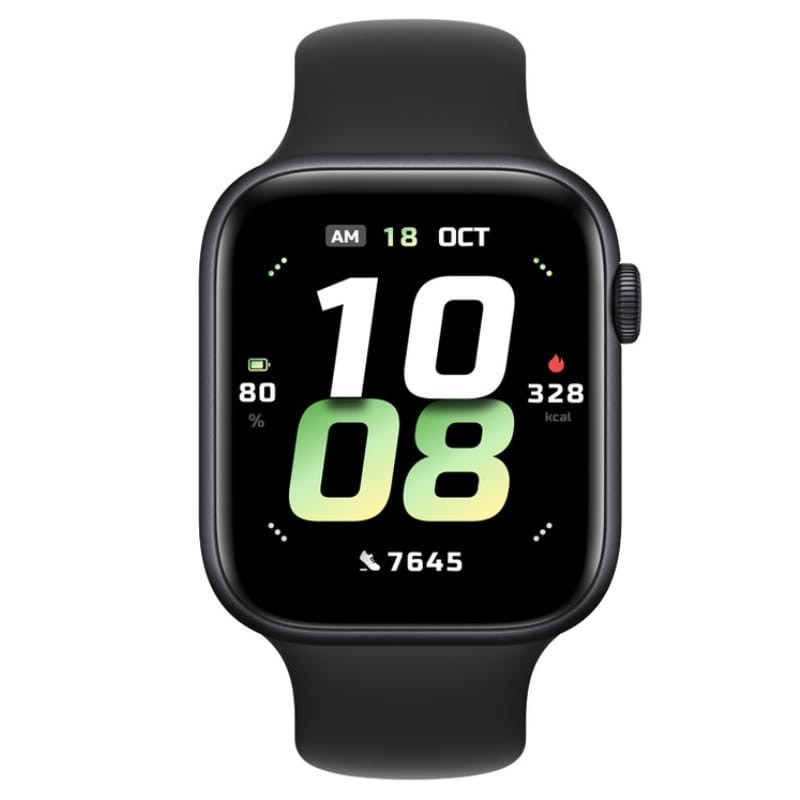 Honor Watch 5 Noir - vue de face