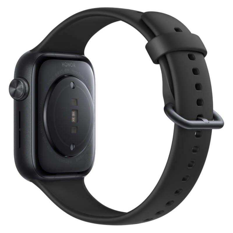 Honor Watch 5 Noir - vue panoramique à 45 degrés