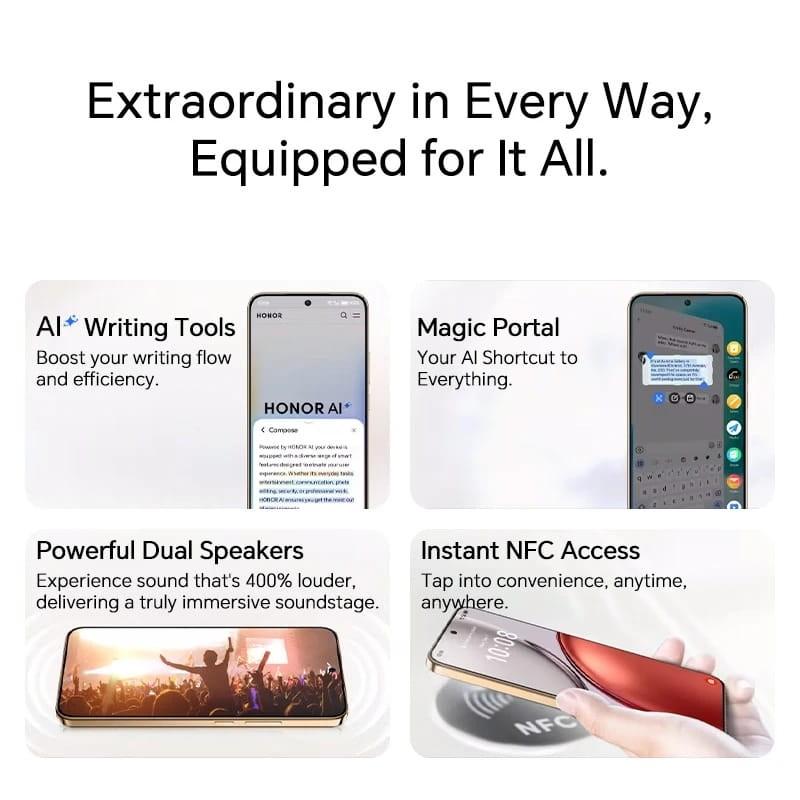 Honor X9D 5G 12GB/256GB Dual SIM Verde - funções adicionais