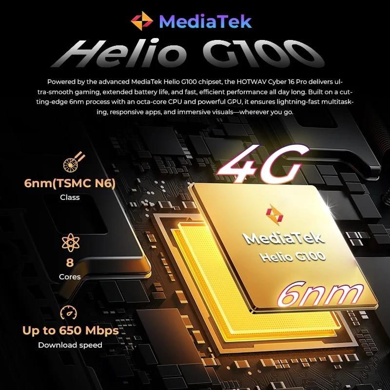 Hotwav Cyber 16 Pro 8GB/512GB Bronze - procesador integrado