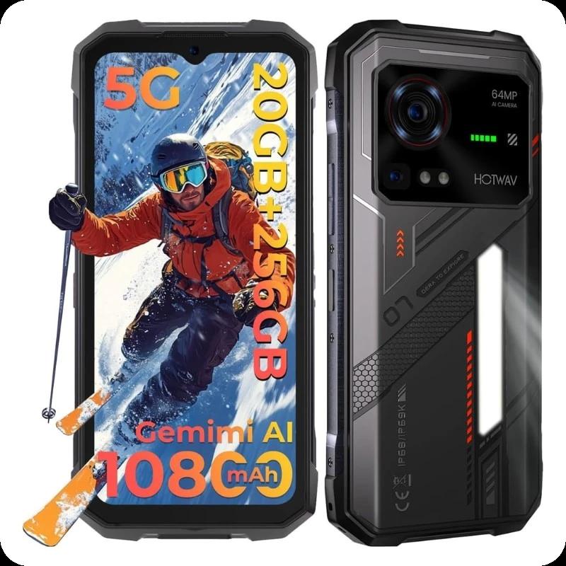 Hotwav Hyper 7 5G 8GB/256GB Preto Rugged