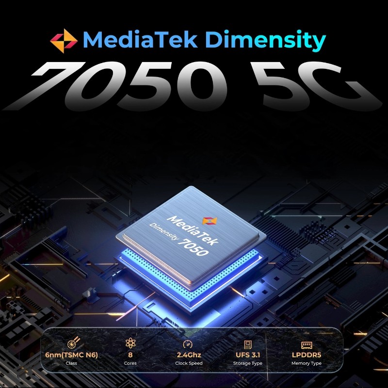 Hotwav Hyper 8 Pro 5G 12Go/512Go Robuste - processeur