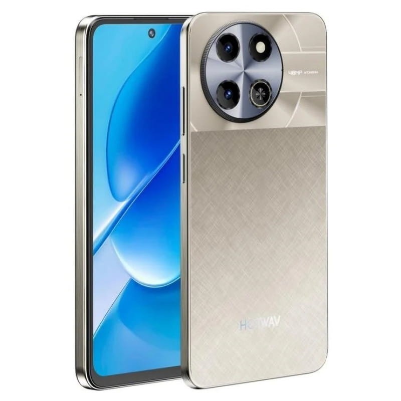 Hotwav Note 18 GT 8GB/256GB Dual SIM Dourado - vista a 45 graus