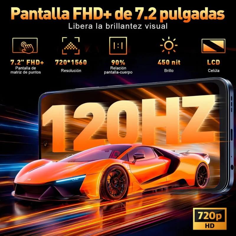 Hotwav Note 18 GT 8GB/256GB Dual SIM Negro - características de la pantalla