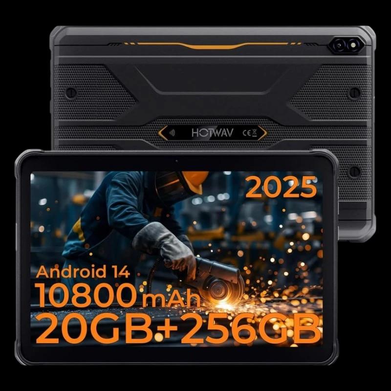Hotwav R10 Pro 10,1 8GB/256GB WiFi + 4G Naranja Rugged
