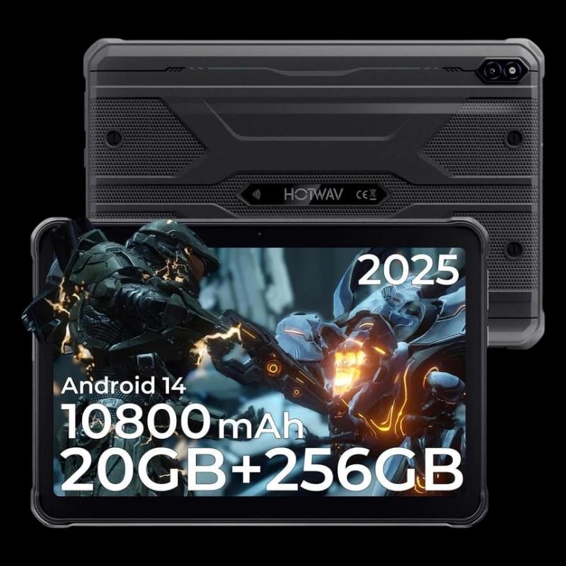 Hotwav R10 Pro 10,1 8GB/256GB WiFi + 4G Negro Rugged