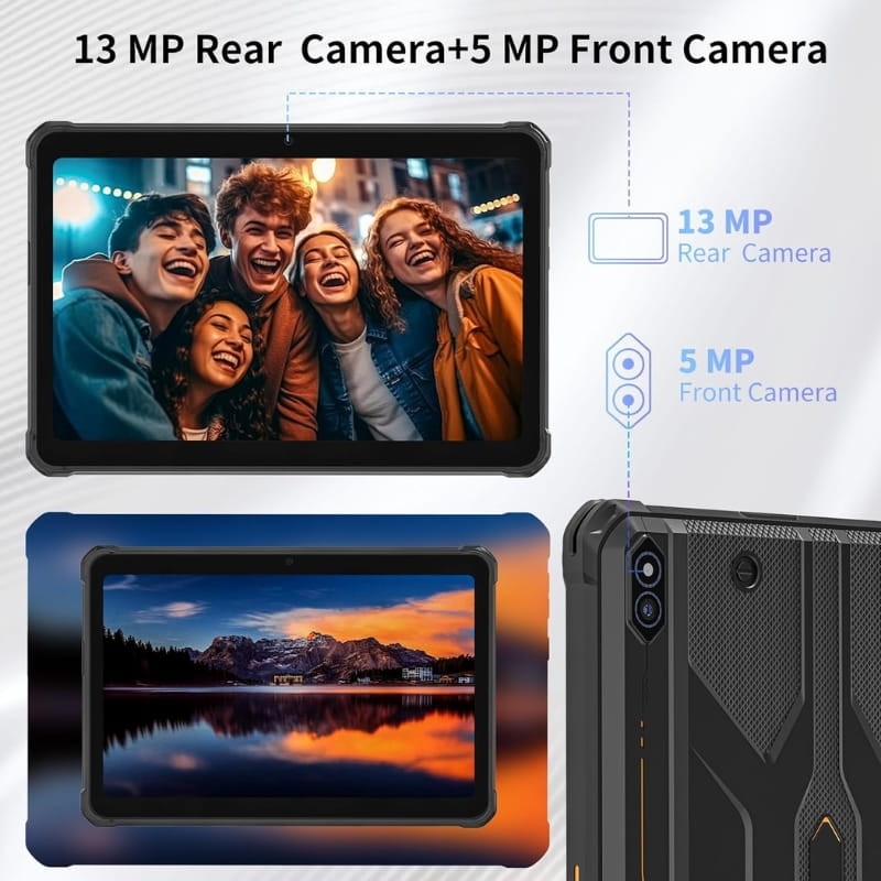 Hotwav R10 Pro 10,1 8GB/256GB WiFi + 4G Negro - sistema de cámaras