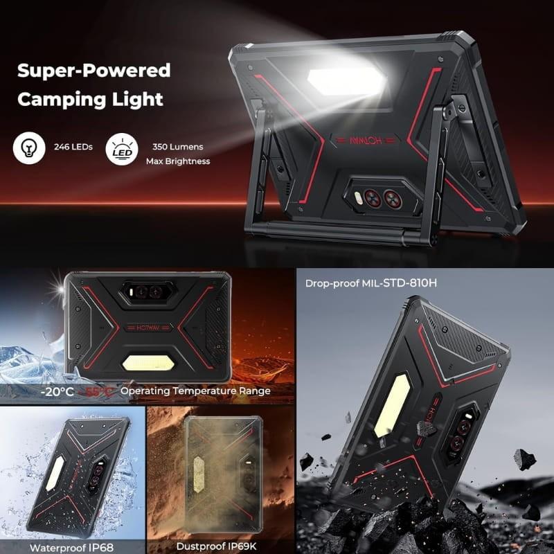 Hotwav R9 Plus 11 8GB/512GB WiFi + 4G Preto - lanterna de acampamento