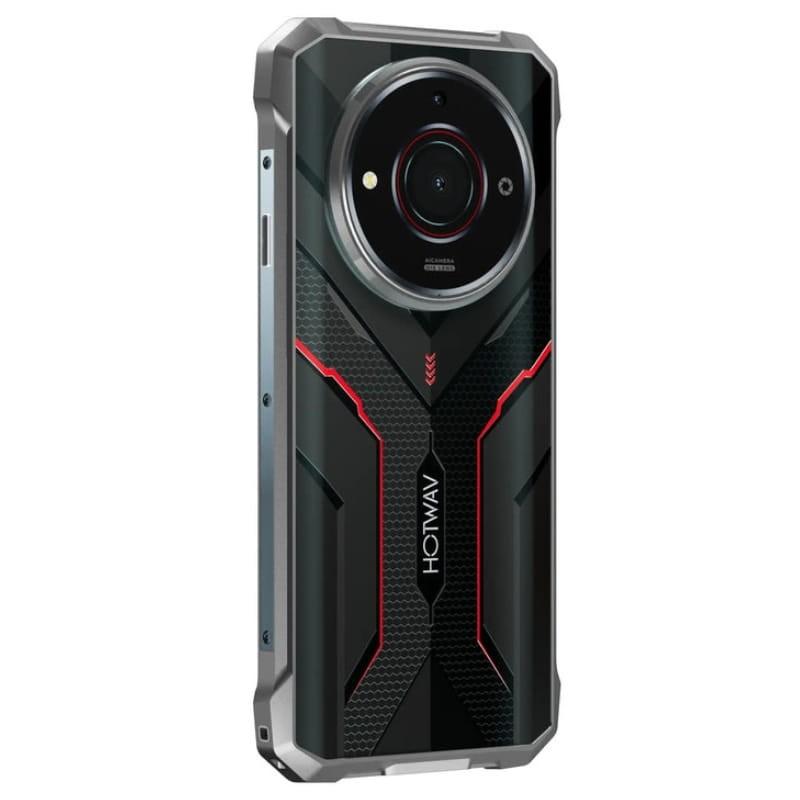 Hotwav T7S 4GB/128GB Preto Rugged - vista traseira a 45 graus