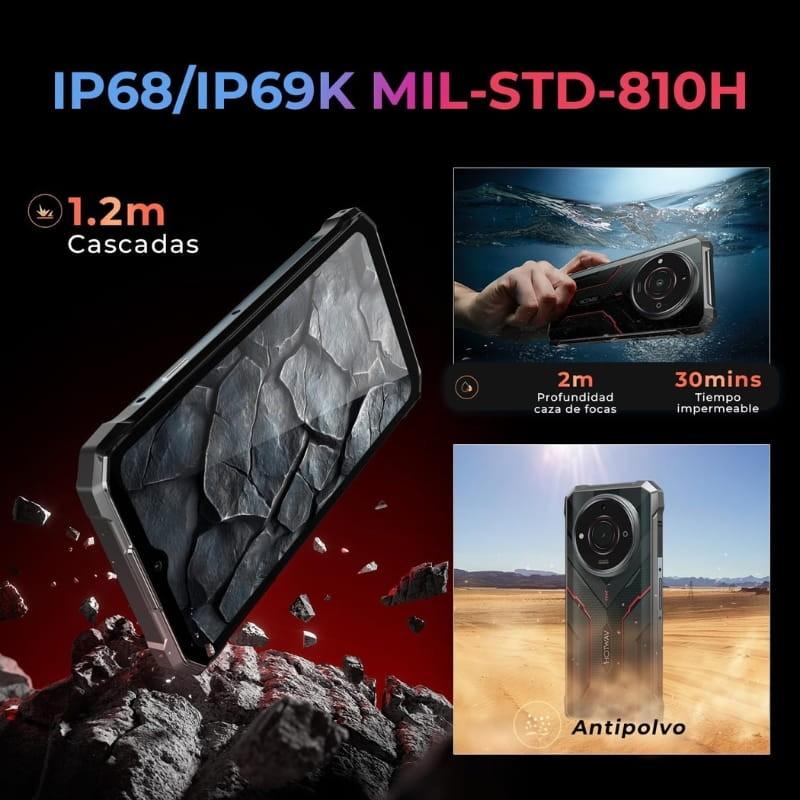 Hotwav T7S 4GB/128GB Verde Rugged - conceção robusta