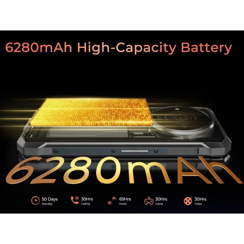 Hotwav T7S 4GB/128GB Verde Rugged - capacidade da bateria