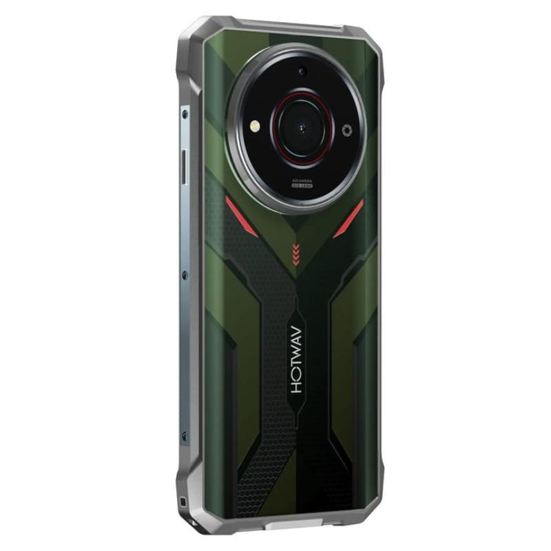 Hotwav T7S 4GB/128GB Verde Rugged - vista traseira a 45 graus