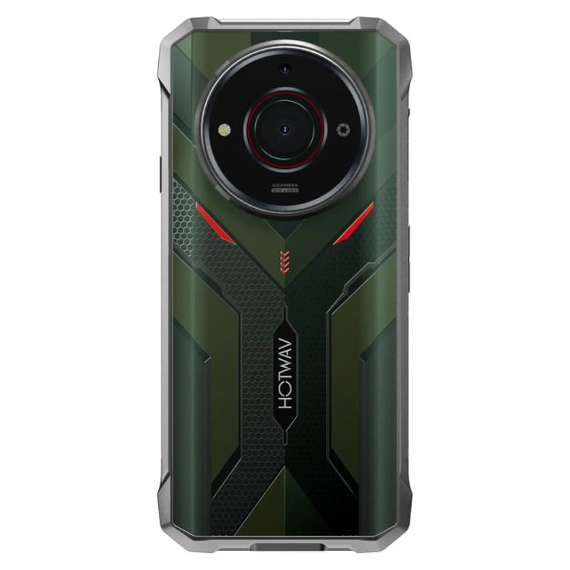 Hotwav T7S 4GB/128GB Verde Rugged - vista traseira