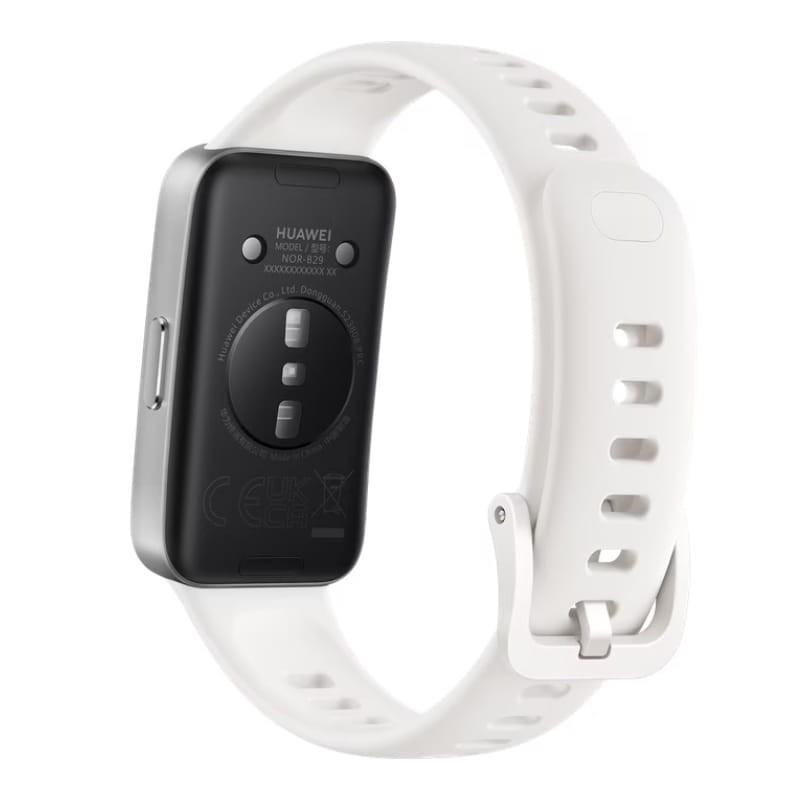 Huawei Band 10 Blanco - Pulsera de Actividad - vista a trasera a 45 grados