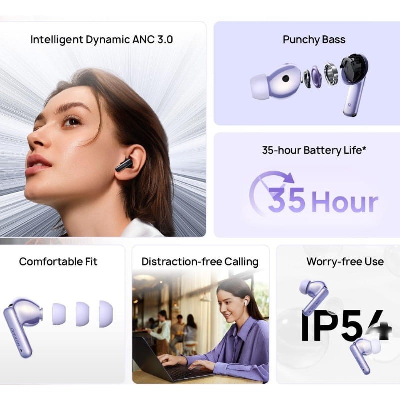 Huawei FreeBuds 6 ANC Negro - funciones principales