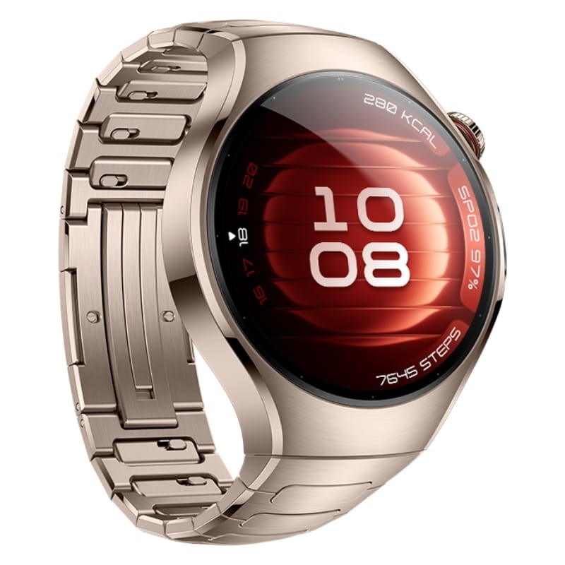 Huawei Watch 5 42 mm Dourado - vista a 45 graus