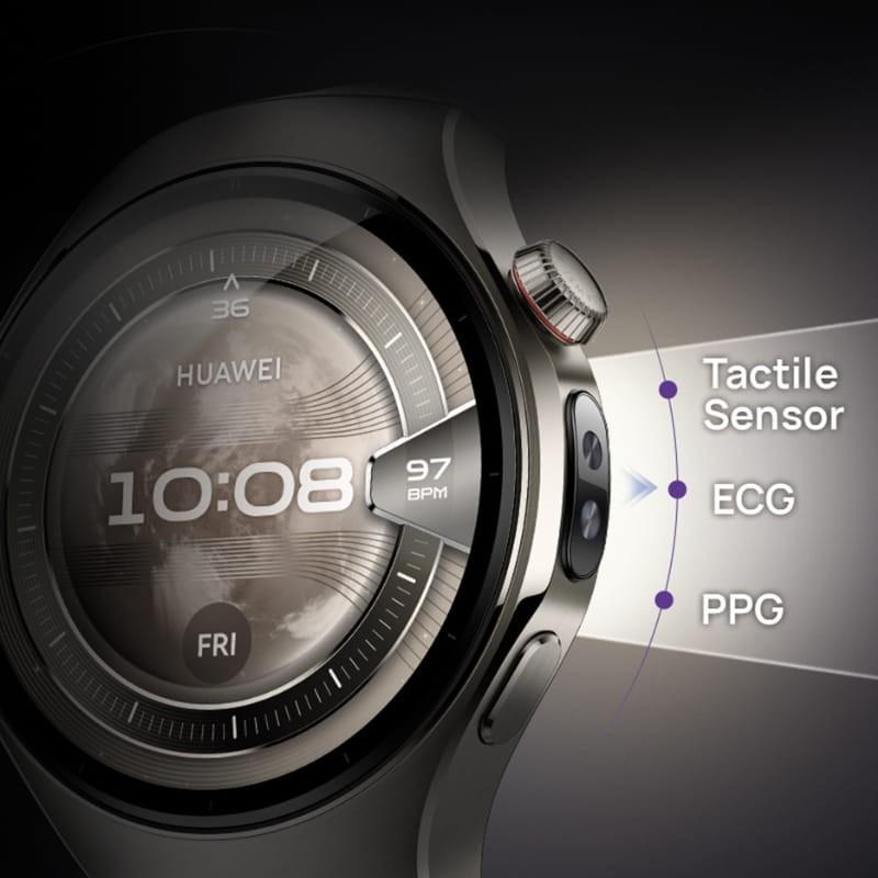 Huawei Watch 5 42 mm Branco - sensor integrado