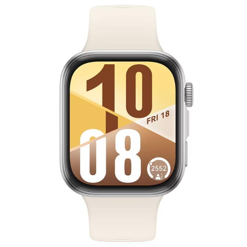 Huawei Watch Fit 4 Branco + FreeBuds SE 2 Branco - vista frontal