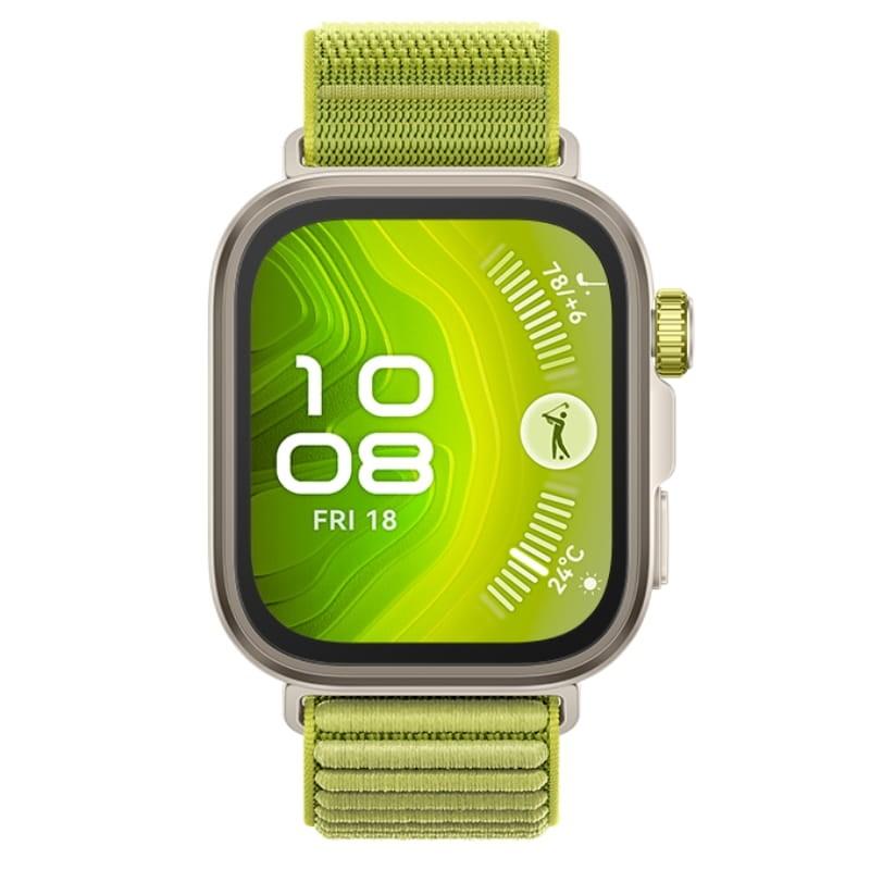 Huawei Watch Fit 4 Pro Vert - vue de face