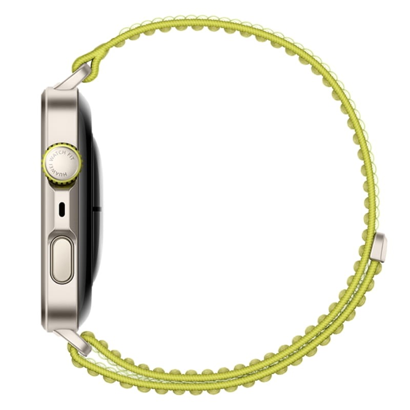 Huawei Watch Fit 4 Pro Vert - vue latérale