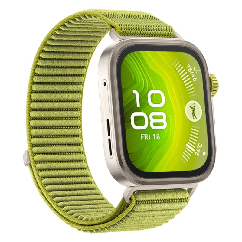 Huawei Watch Fit 4 Pro Vert - Vue à 45 degrés