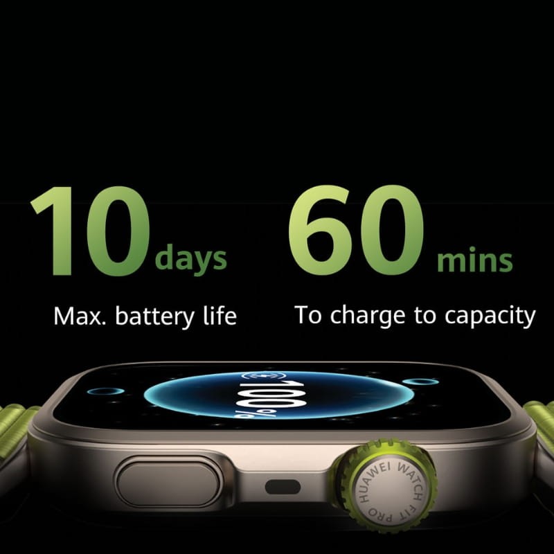 Huawei Watch Fit 4 Pro Noir - autonomie de la batterie