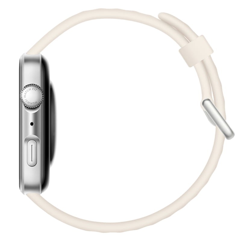 Huawei Watch Fit 4 Blanc - vue latérale