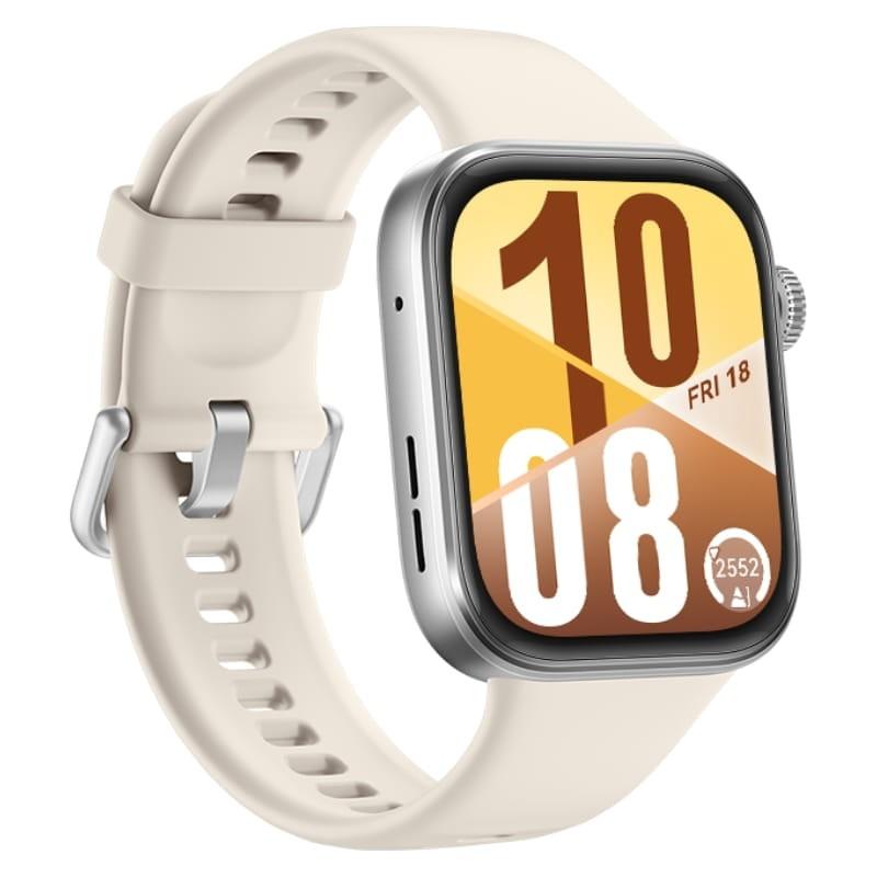 Huawei Watch Fit 4 Blanc - Vue à 45 degrés