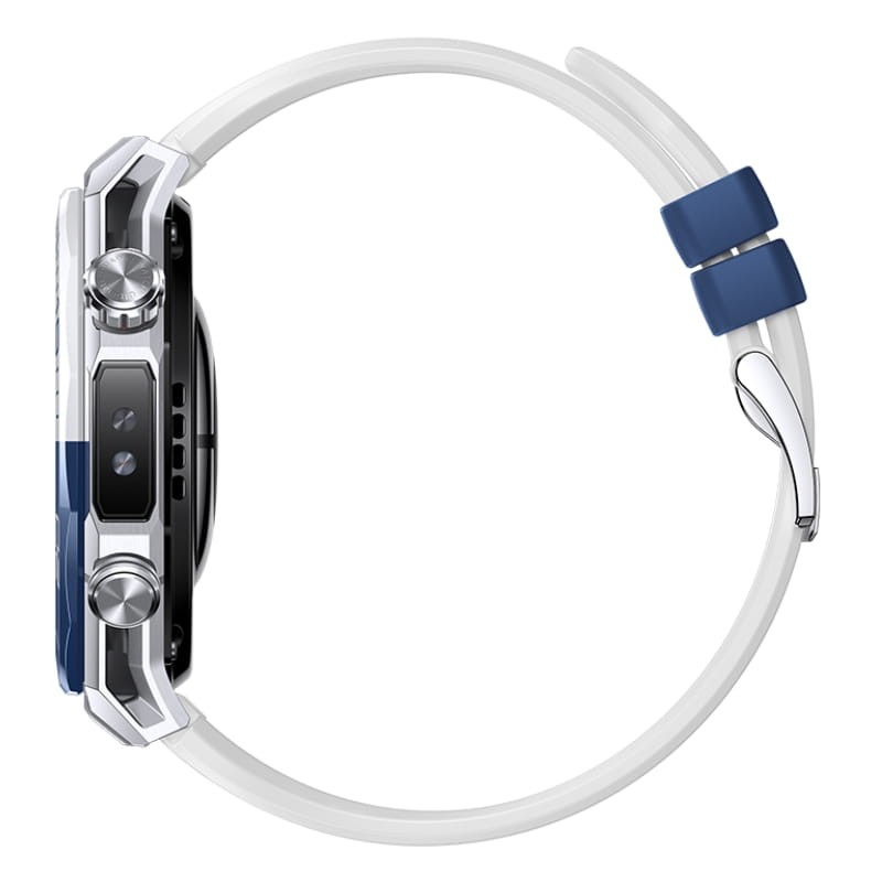 Huawei Watch Ultimate 2 Bleu/Blanc - côté gauche