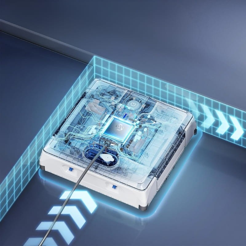 Hutt A1 Blanco - Robot Limpiacristales - limpieza de esquinas