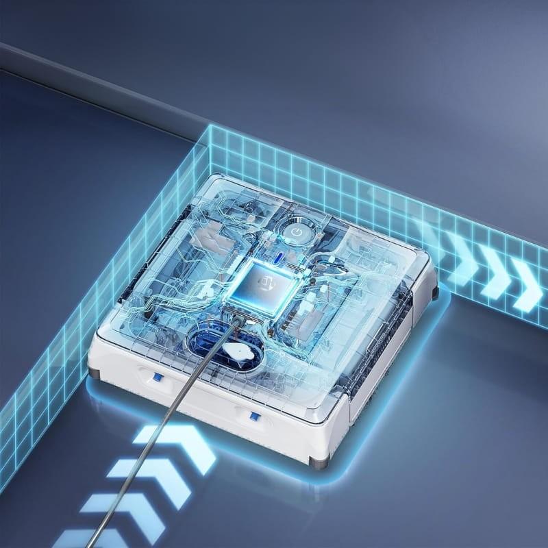 Hutt A1 Blanco - Robot Limpiacristales - limpieza de esquinas