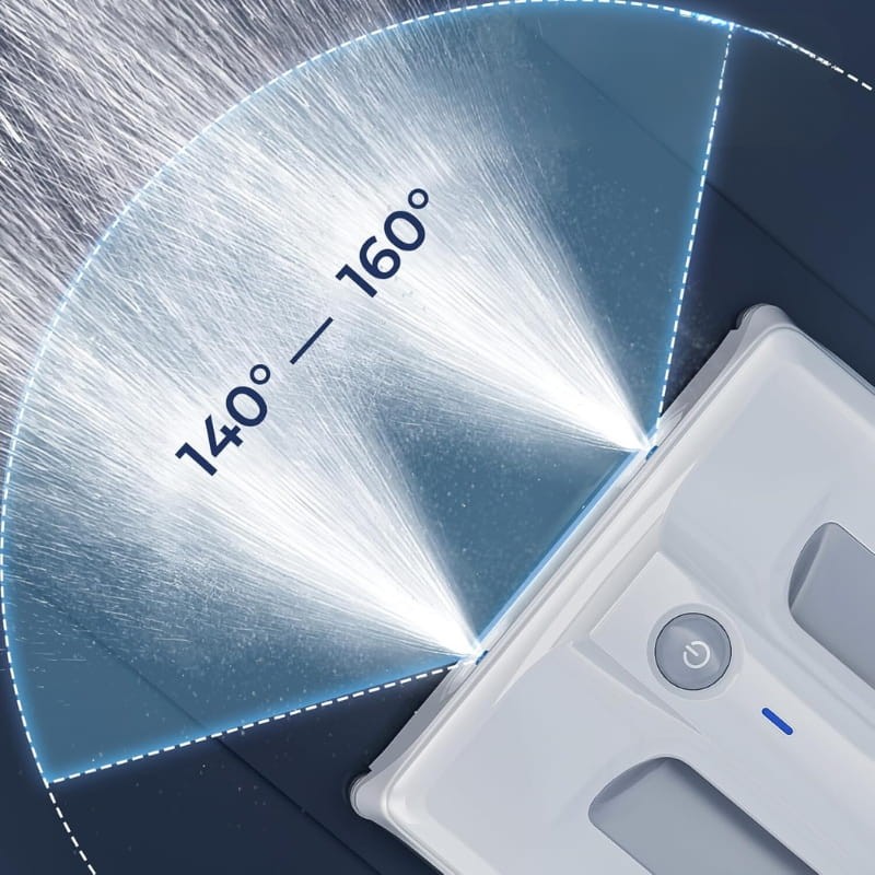 Hutt A1 Blanco - Robot Limpiacristales - ángulo de salida de agua