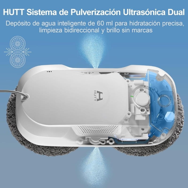 Hutt DDC56 - Robô limpador de vidros - reservatório de água inteligente