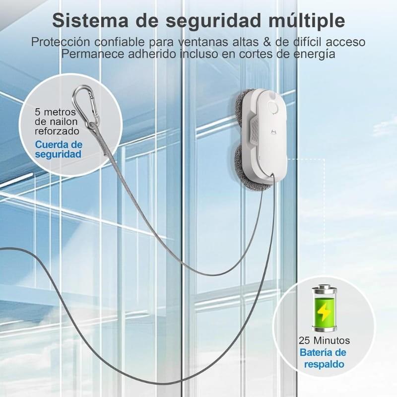 Hutt DDC56 - Robô limpador de vidros - sistema de segurança