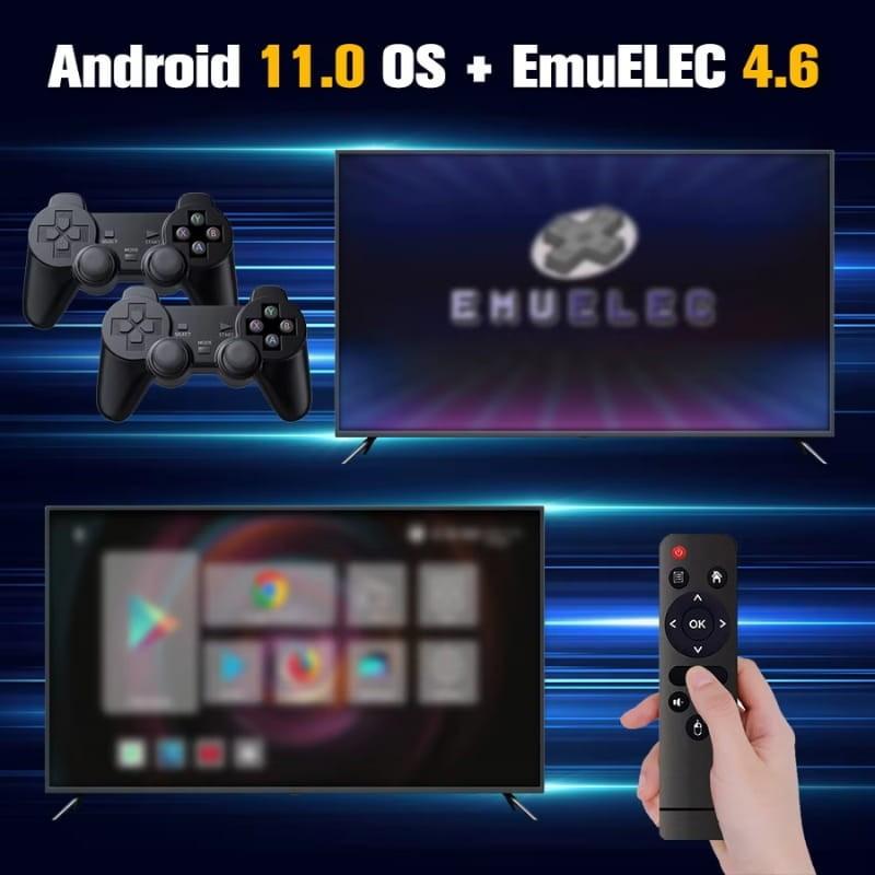 Hyper Base Retro Monster Console 4Go/32Go + carte 64 Go - double système d'exploitation