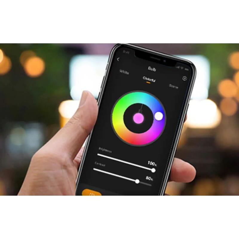 Control remoto desde la APP de la Bombilla Inteligente LED Imou B5 E27 9W 2700-6500K